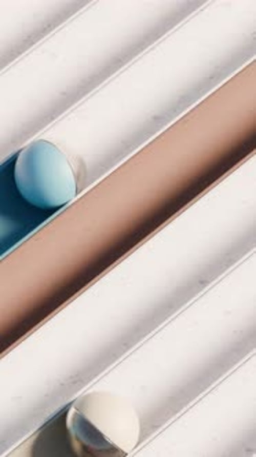 3D Loop Satisfying Spheres Animation