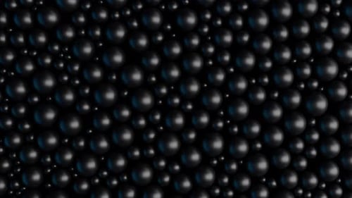 Black Balls Background
