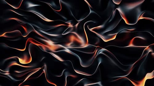 Abstract Stylish Waves Looped Background