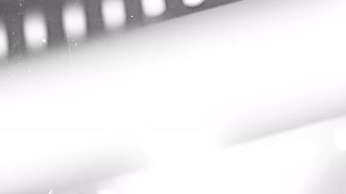 Retro Film Burn Overlay with Dust and Scratches