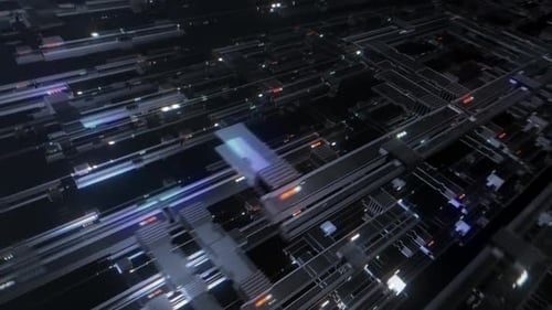 3D Technology Intro Background