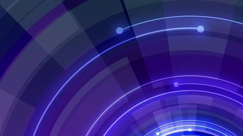 Abstract hi-tech HUD sci-fi display