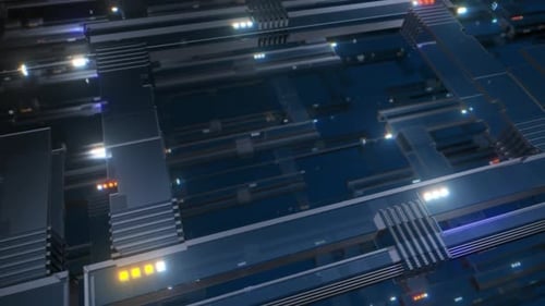 Technology Intro Background 4k.