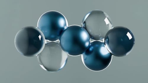 3D Loop Satisfying Rotating Glass Spheres