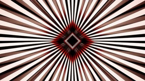 Red and White Lines Abstract Rhomb Led Neon Glowing Seamless Animation