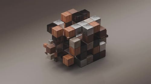 3D Loop Satisfying Factory Animation