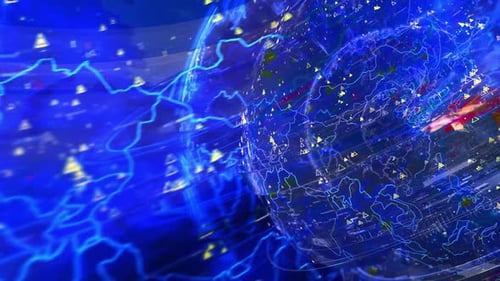 News Globe Earth Background