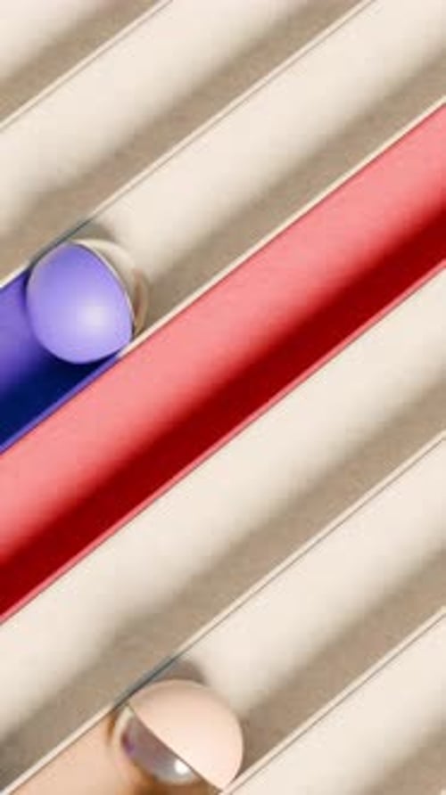 3D Loop Satisfying Spheres Animation