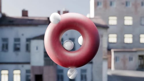 3D Loop Satisfying Spheres Animation