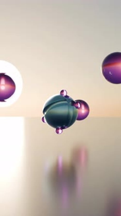 3D Loop Satisfying Spheres Animation