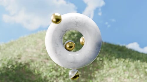 3D Loop Satisfying Spheres Animation