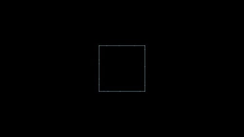 Interface Collection: Continuous main loop of animation of dots moving on sides of a square with an
