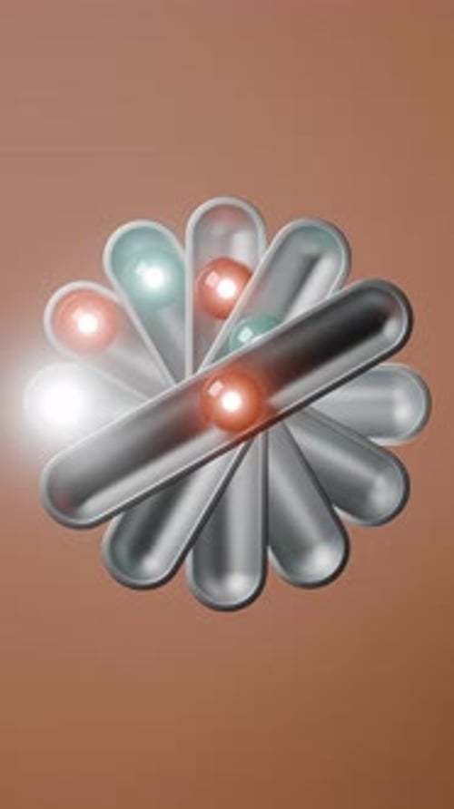 3D Loop Satisfying Spheres Animation