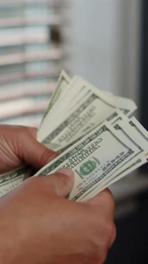 Illegal Money Handling Illustrating Black Market And Syndicate Control