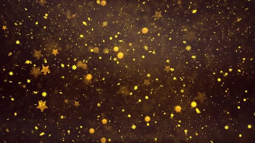 Christmas Snow And Snowflakes Stars Background 31