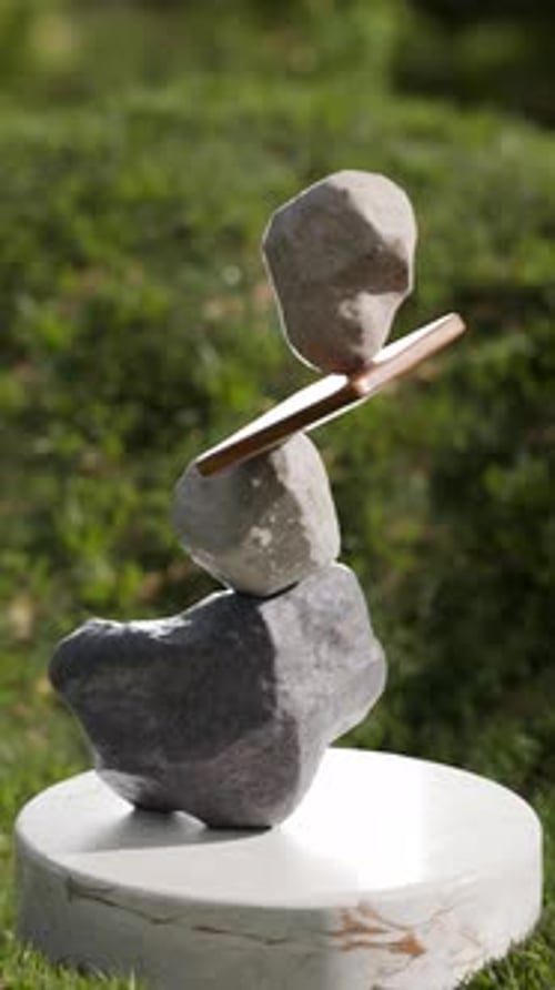 3D Loop Satisfying Rocks Balance