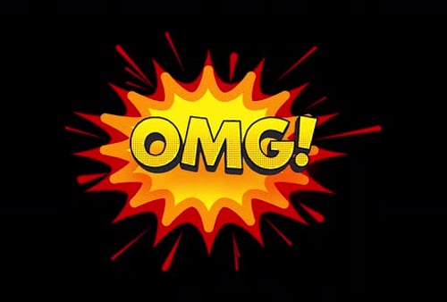 Omg Comic Text