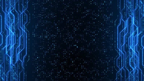 Artificial Intelligence Technology Chip Circuit Board CPU Activates Futuristic AI