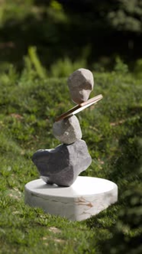 3D Loop Satisfying Rocks Balance