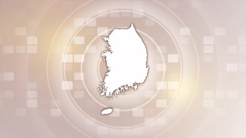 South Korea Animated Map