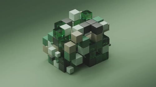 3D Loop Satisfying Factory Animation