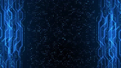 Artificial Intelligence Technology Chip Circuit Board CPU Activates Futuristic AI