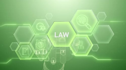Law Hand touching,Digital transformation,Science and artificial intelligence,innovation