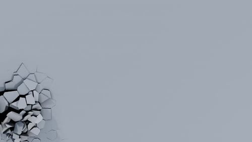 White Ground Crack 4K