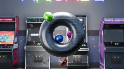 3D Loop Satisfying Spheres Animation