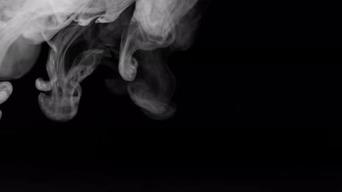 Abstract Black And White Smoke Spread Effect 34