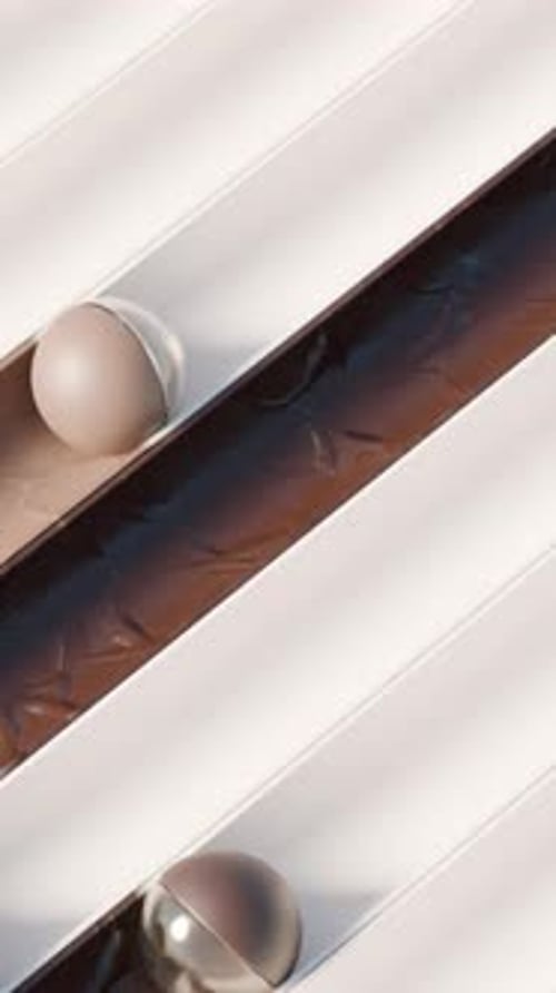 3D Loop Satisfying Spheres Animation