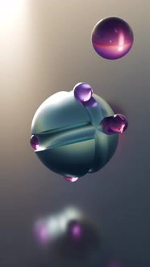 3D Loop Satisfying Spheres Animation