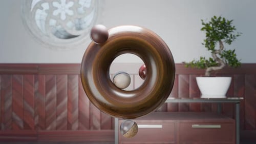 3D Loop Satisfying Spheres Animation