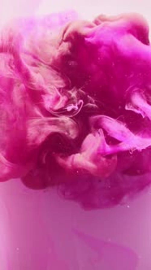 Vertical Paint Drop Background Pink Smoke White