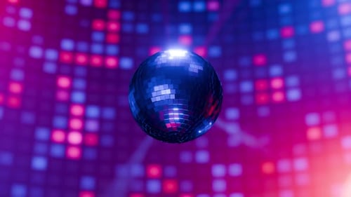 Bright light. VJ loop. Seamless animation of the dance floor.