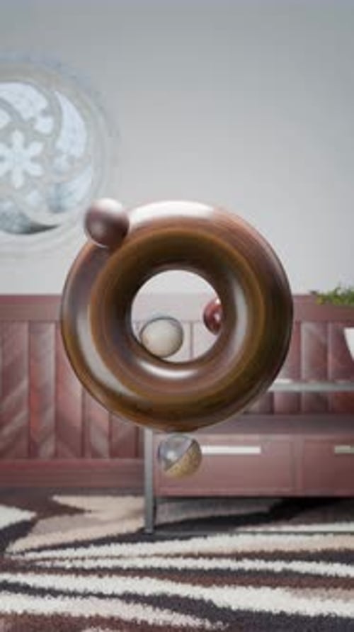 3D Loop Satisfying Spheres Animation