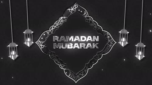Elegant Ramadan Greetings Animation