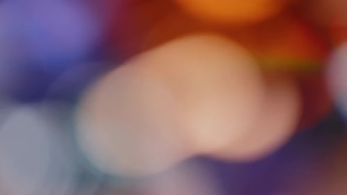 Multicolored Light Leaks Footage on Black Background Stylizing Video Transitions Bokeh Effect