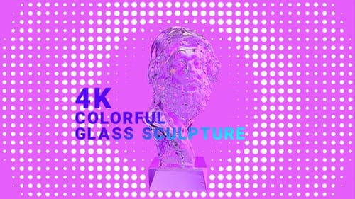 Colorful Glass Sculpture