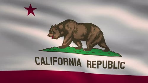 California State Flag Background 4K