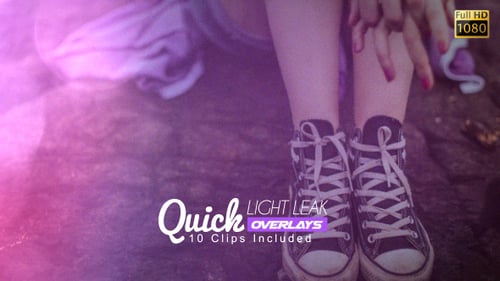 Quick Light Leak Transitions