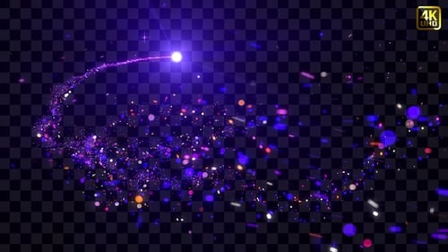 Particle Glittering Transitions