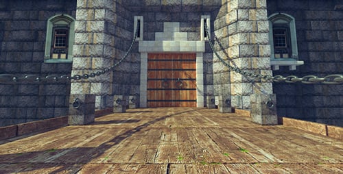 Gates and Ancient Fortress