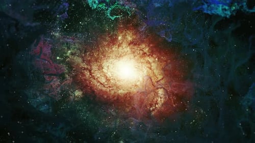 Nebula Though Light Loop 4K