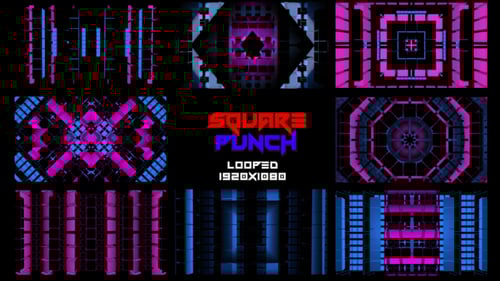 Square Punch VJ Pack