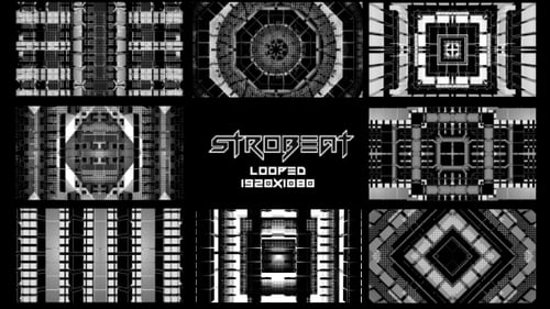 Strobeat Background VJ Pack