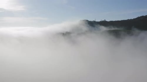 Beautiful Sunrise in the Mountains, Cinematic Aerial for Slow Motion b Roll