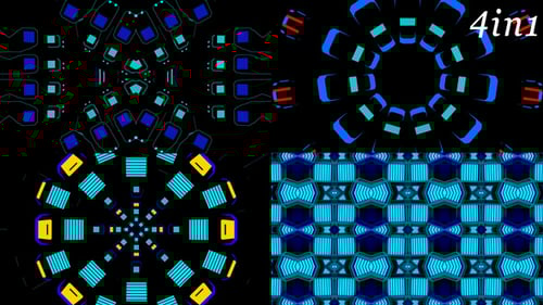 Reaktor - VJ Loop Pack (4in1)