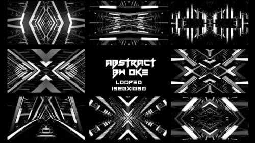 Abstact BW oke Background VJ Pack