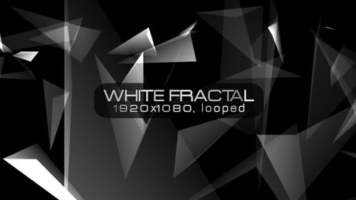 White Fractal VJ Loops